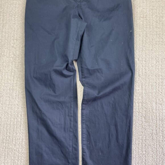 Lee Relaxed Fit 1889 Pants Womens Size 10 Medium Straight Leg Navy Blue Read - Picture 3 of 16